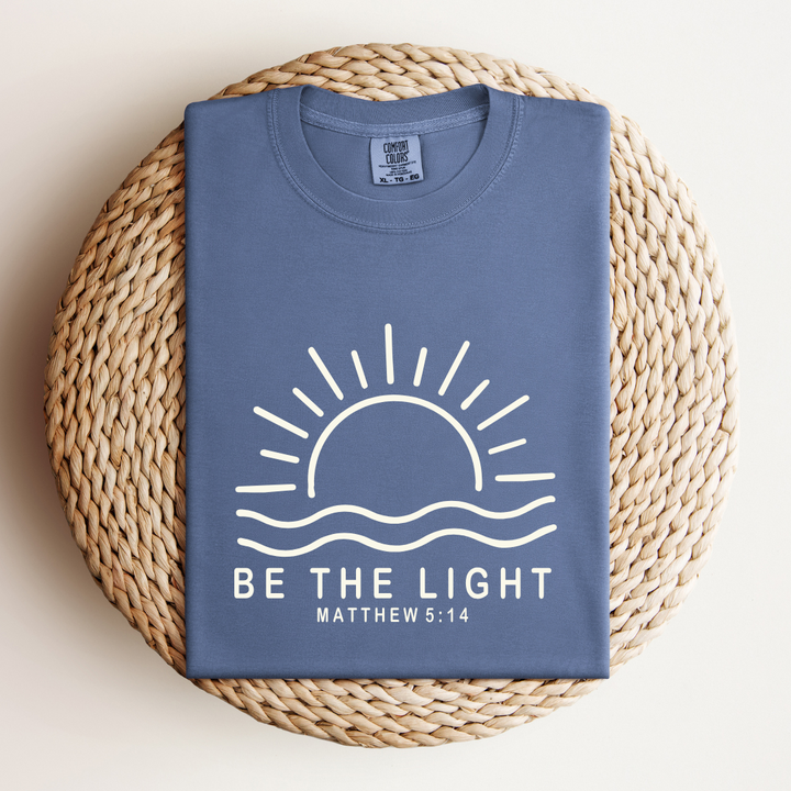 Be The Light – Matthew 5:14 Comfort Colors T-Shirt
