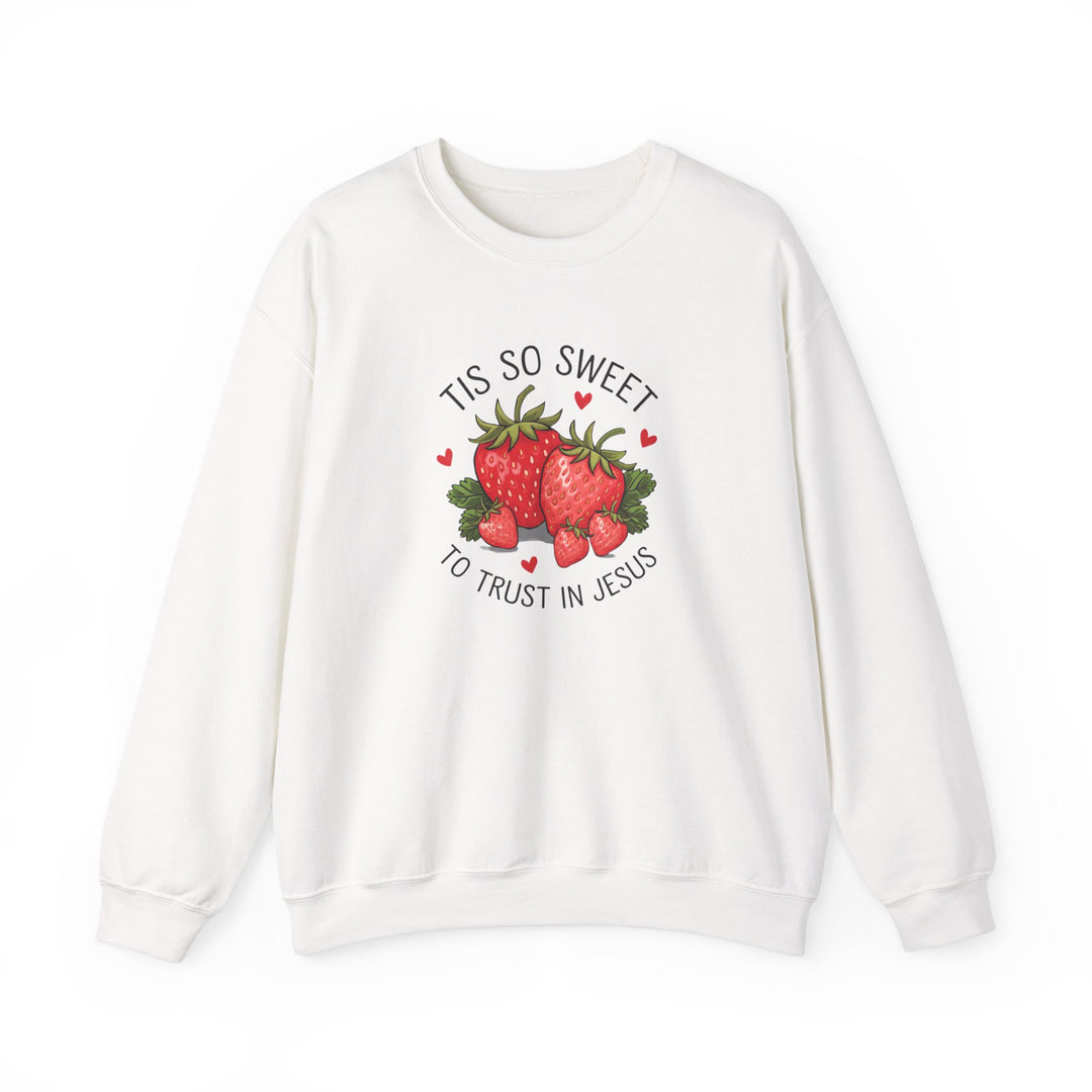 Tis So Sweet Strawberry Crewneck Sweatshirt