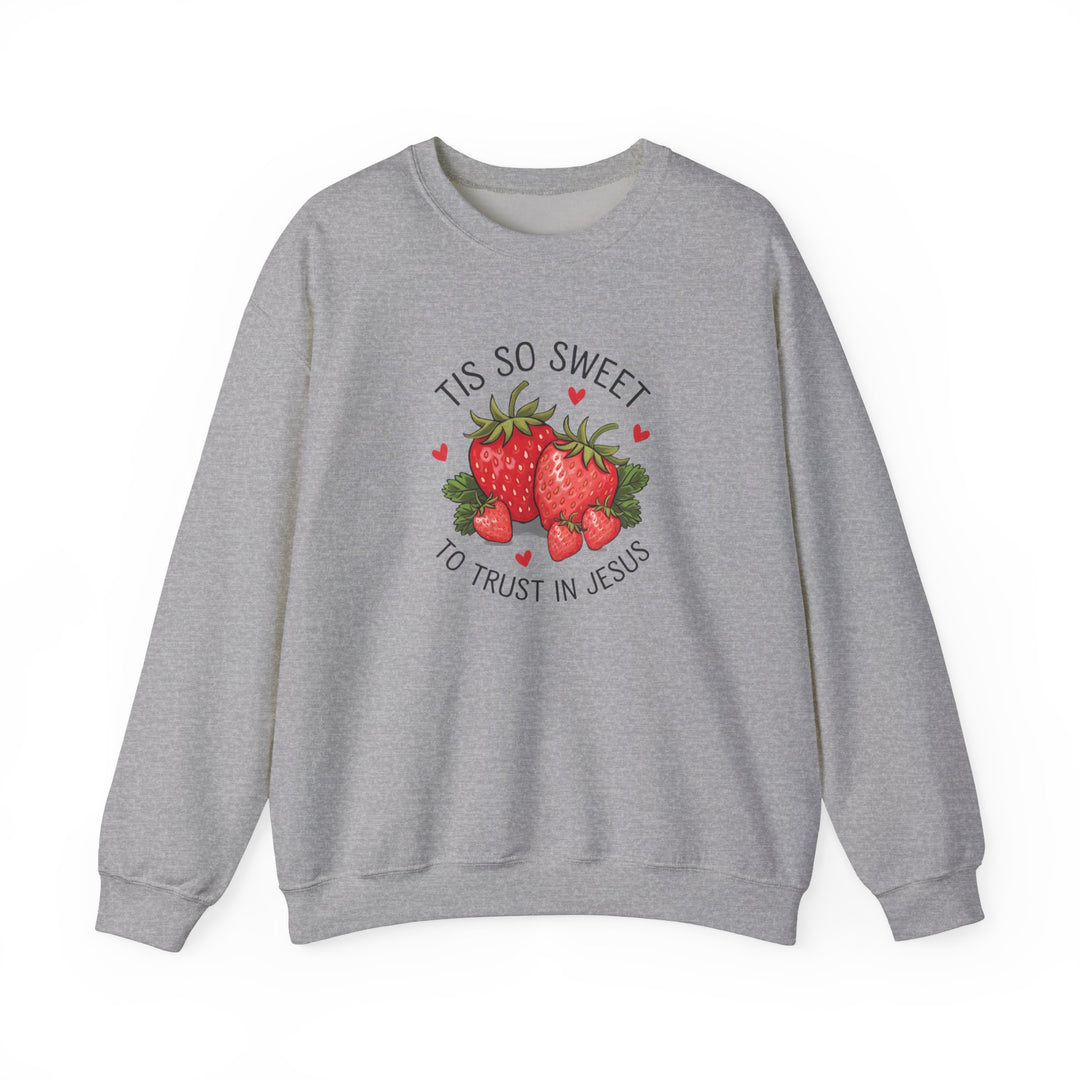 Tis So Sweet Strawberry Crewneck Sweatshirt