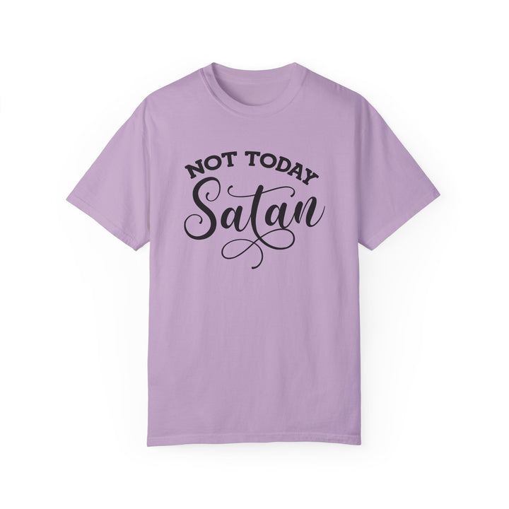 Not Today Satan – Comfort Colors® 1717 Unisex Tee with Ephesians 4:27