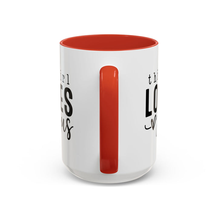 Christian Love Accent Coffee Mug - Perfect for Faith-Filled Mornings