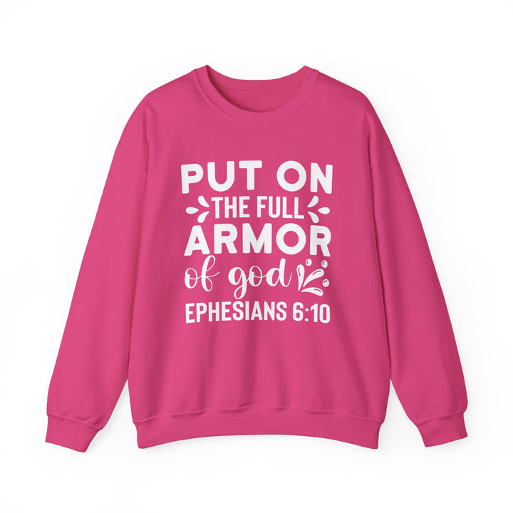 Put on the Full Armor of God- Unisex Christian Crewneck Sweatshirt