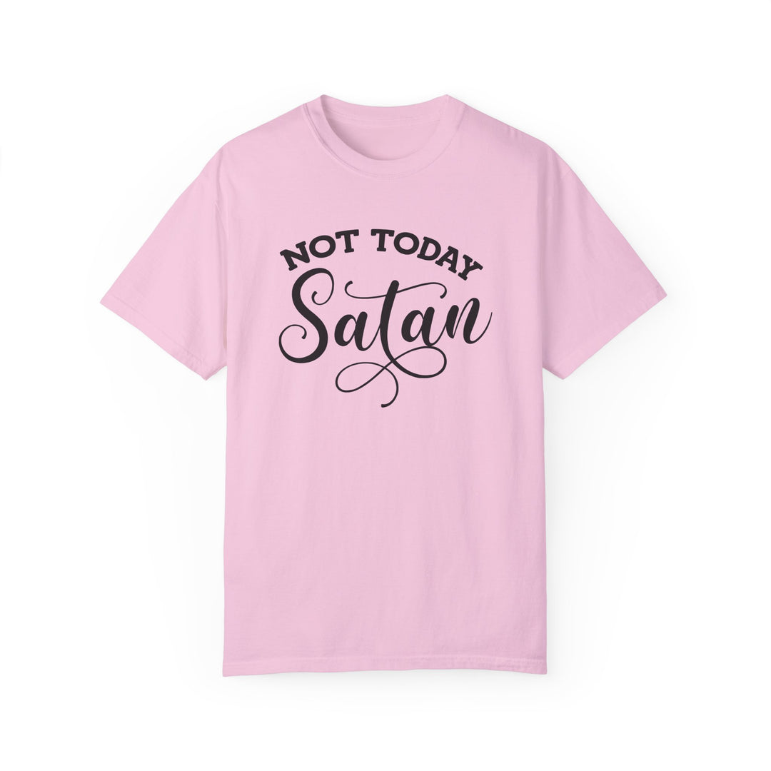 Not Today Satan – Comfort Colors® 1717 Unisex Tee with Ephesians 4:27