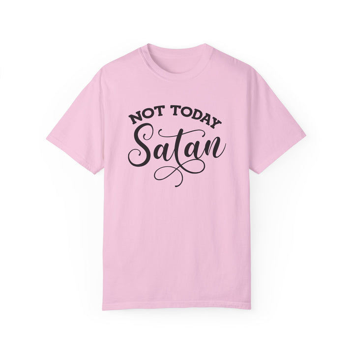 Not Today Satan – Comfort Colors® 1717 Unisex Tee with Ephesians 4:27
