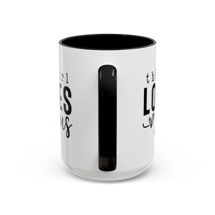 Christian Love Accent Coffee Mug - Perfect for Faith-Filled Mornings