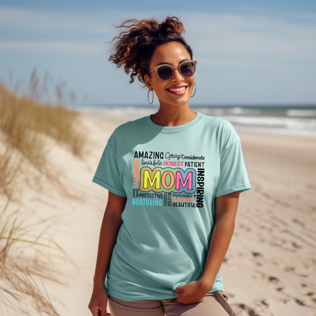 Mama: The Heart of the Home – Comfort Colors 1717 Graphic Tee