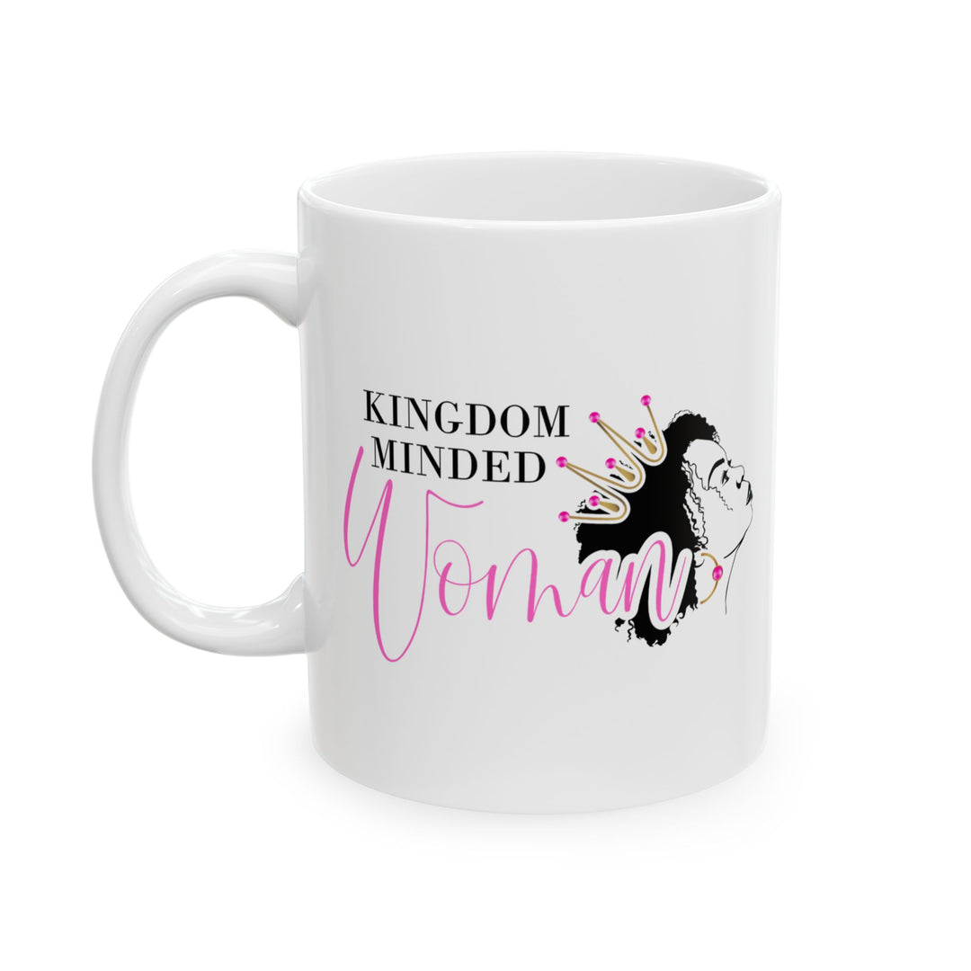 Kingdom Minded Woman – Daughter of the King Mug (White)
