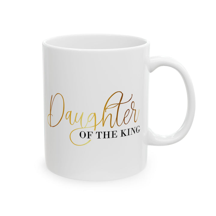 Kingdom Minded Woman – Daughter of the King Mug (White)