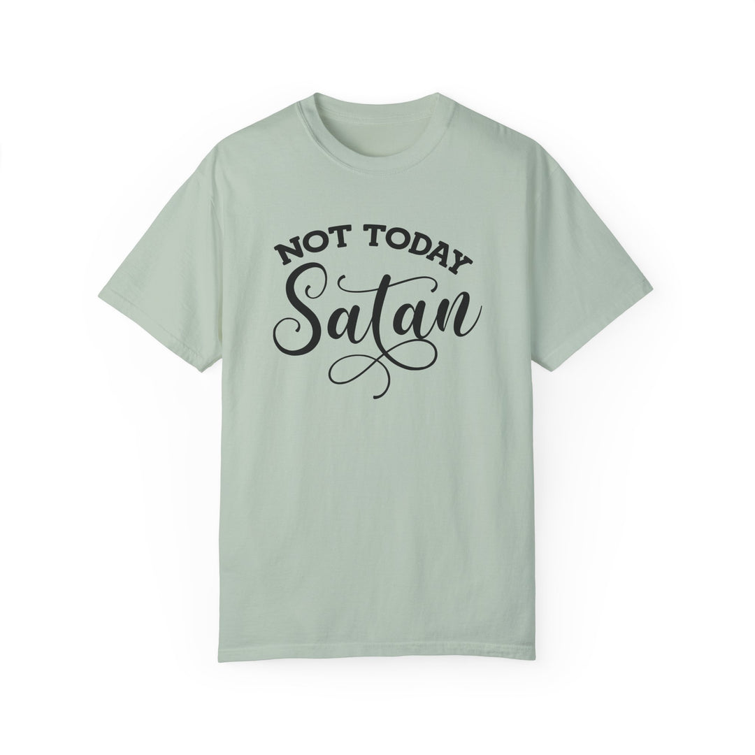 Not Today Satan – Comfort Colors® 1717 Unisex Tee with Ephesians 4:27