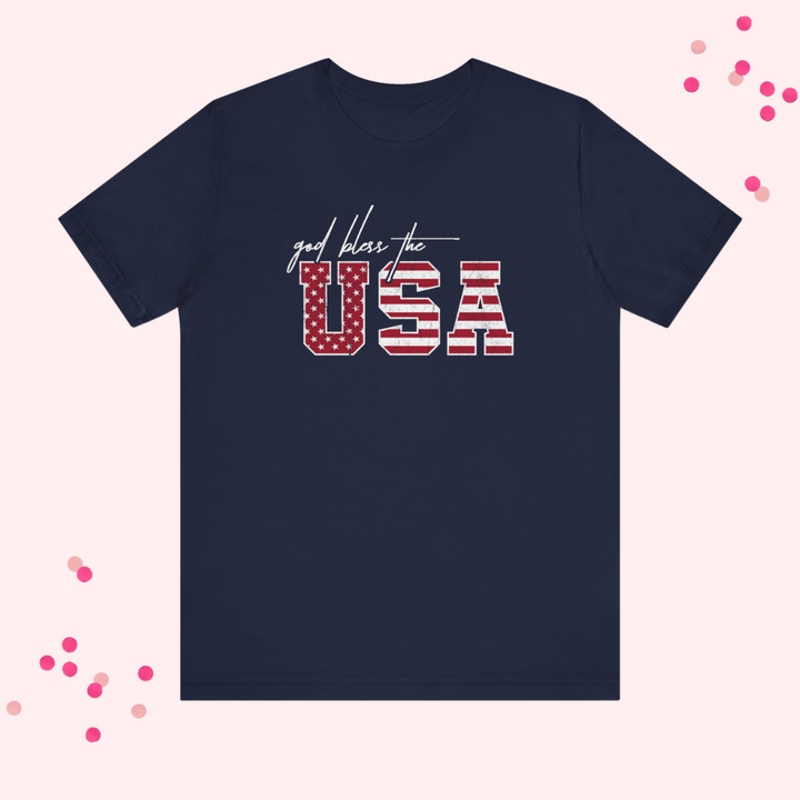 God Bless the USA Patriotic T-Shirt