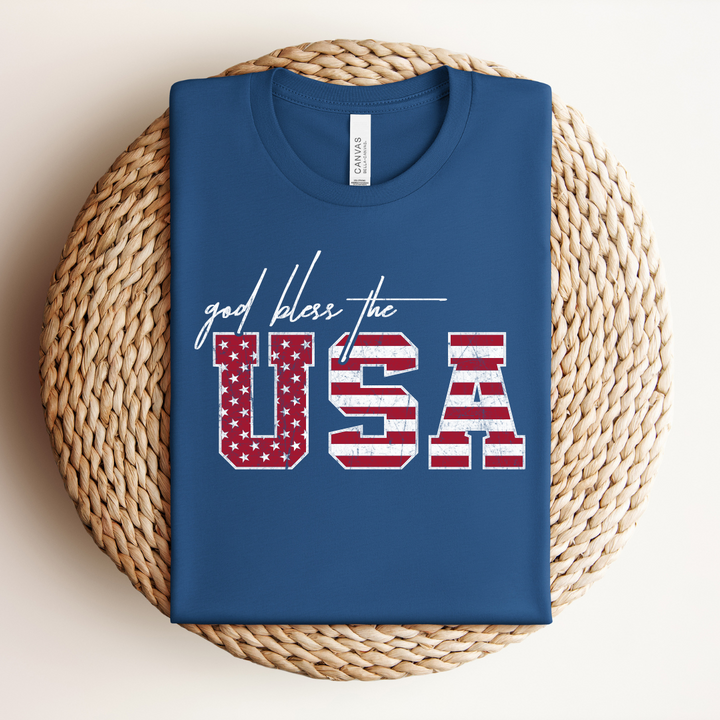 God Bless the USA Patriotic T-Shirt