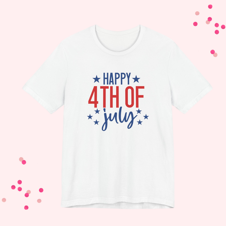 Patriotic 4th of July Unisex Tee | Independence Day Celebration Shirt, Fireworks Tee, Summer BBQ Top, Family Reunion Wear